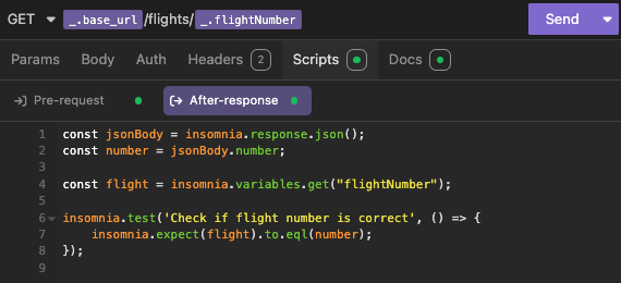 Image of an after-response script